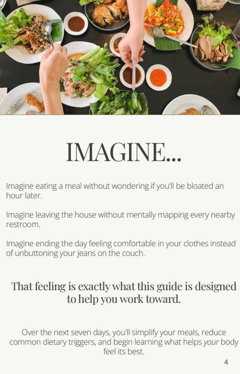 The Bloat-Free Blueprint | Gut Health & Bloating Relief Guide