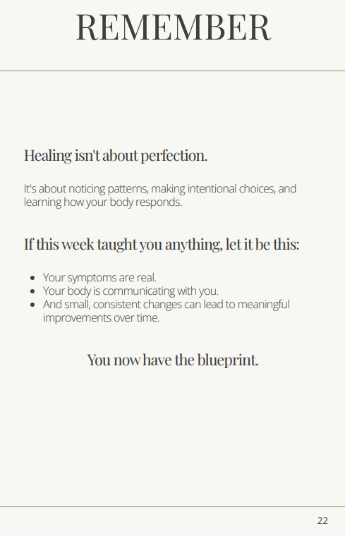 The Bloat-Free Blueprint | Gut Health & Bloating Relief Guide